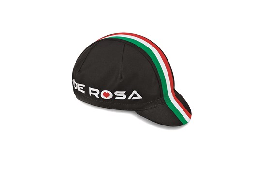 De Rosa Cycling Cap Italian Flag White
