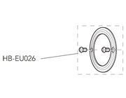 Cap for EURUS front wheel hubs w/screws